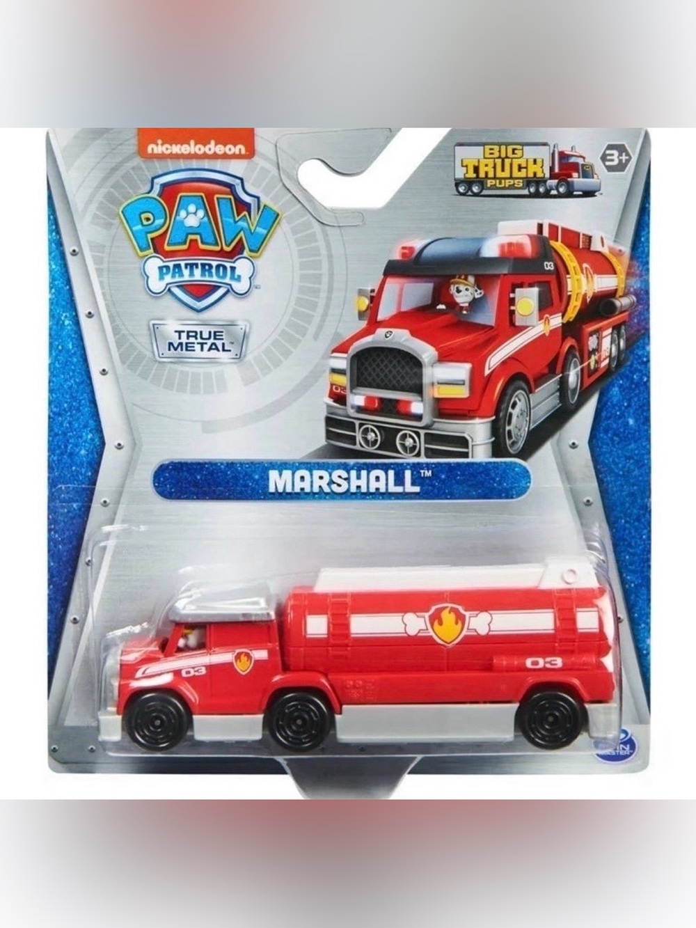 🆕 Paw Patrol True Metal Marshall Collectible Die-Cast Toy Mack Truck 1:55 Scale